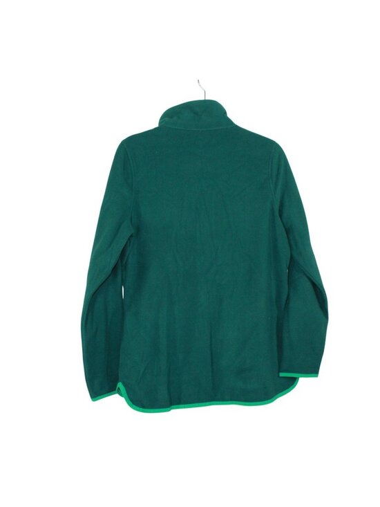 LL Bean Lightweight Soft Cozy Feather Fleece Full Zipper Green Size M - Picture 3 of 15